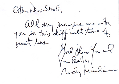 giuliani note